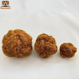 Showing Coconut Ball Different Sizes 
