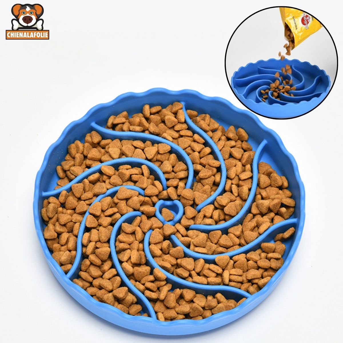 Bol Antireflux pour Chien - CJPB219113401AZ - Gamelles - Chienalafolie