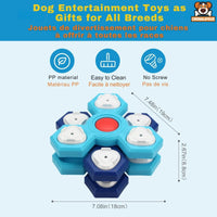 Bol d'Alimentation Lente Puzzle Interactif pour Chiens - CJMY202610501AZ - Gamelles - Chienalafolie