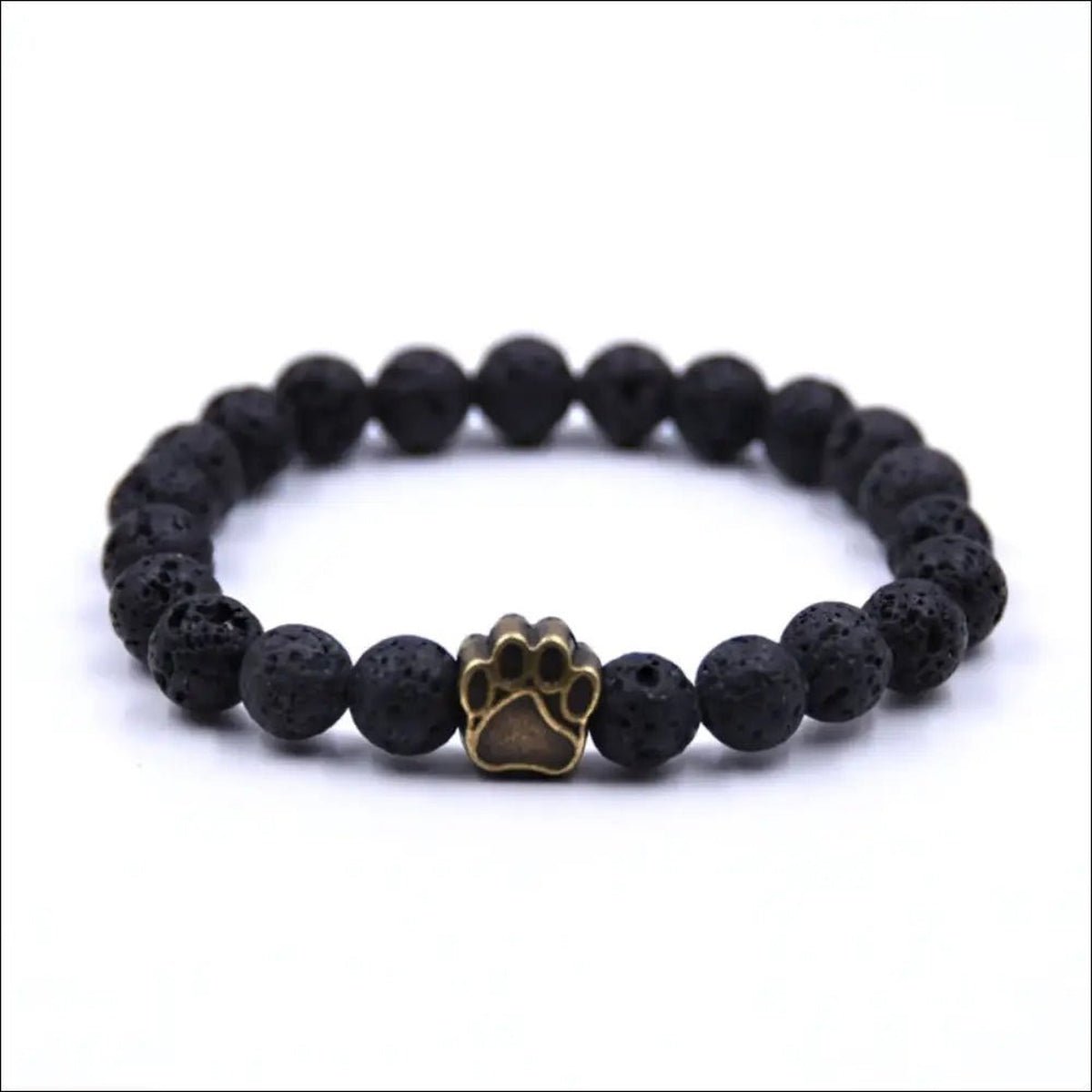 Bracelet Patte De Chien Pierres Naturelles - CJSL153198602BY - Bracelets - Chienalafolie