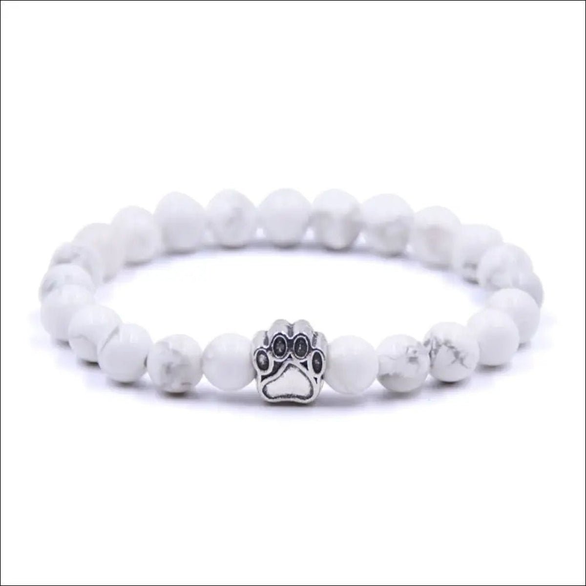 Bracelet Patte De Chien Pierres Naturelles - CJSL153198608HS - Bracelets - Chienalafolie