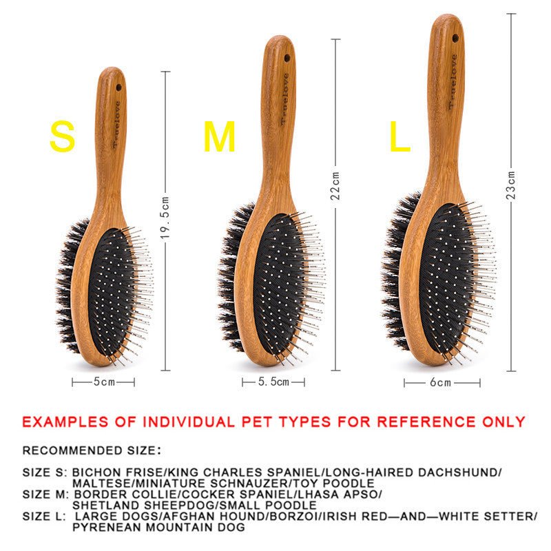 Brosse Double Face pour Chien et Chat - CJGY105293001AZ - Peignes et brosses - Chienalafolie