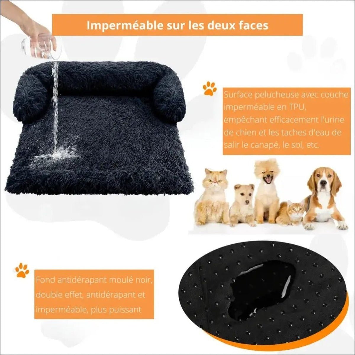Canapé Confortable Petcouch Pour Chiens - CJGY125722718RI - Canapés - Chienalafolie