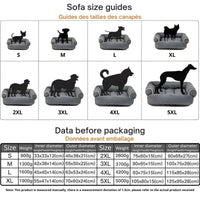 Guide des tailles des canapés pour chiens