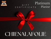 Cartes - Cadeaux Chienalafolie (Bronze à Platine) - Carte - cadeau - Chienalafolie