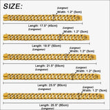 Colliers Robustes En Chaîne Pour Chien - 14:29#Gold;5:361386#14inch(35cm) - Colliers - Chienalafolie