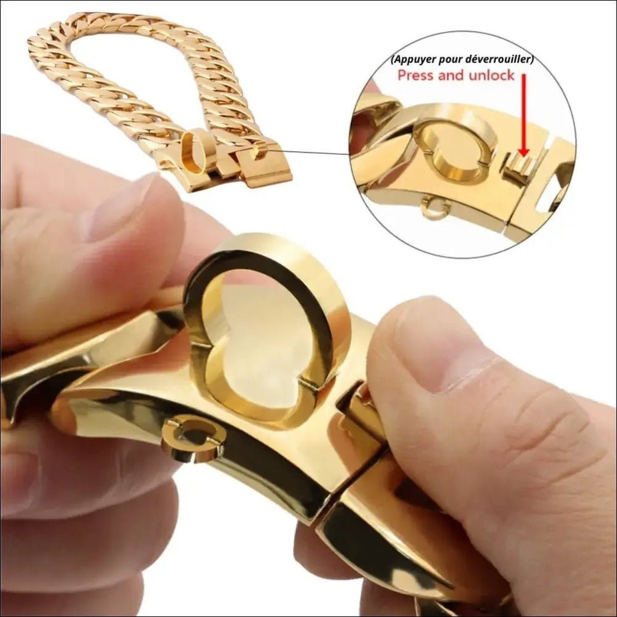 Colliers Robustes En Chaîne Pour Chien - 14:29#Gold;5:361386#14inch(35cm) - Colliers - Chienalafolie