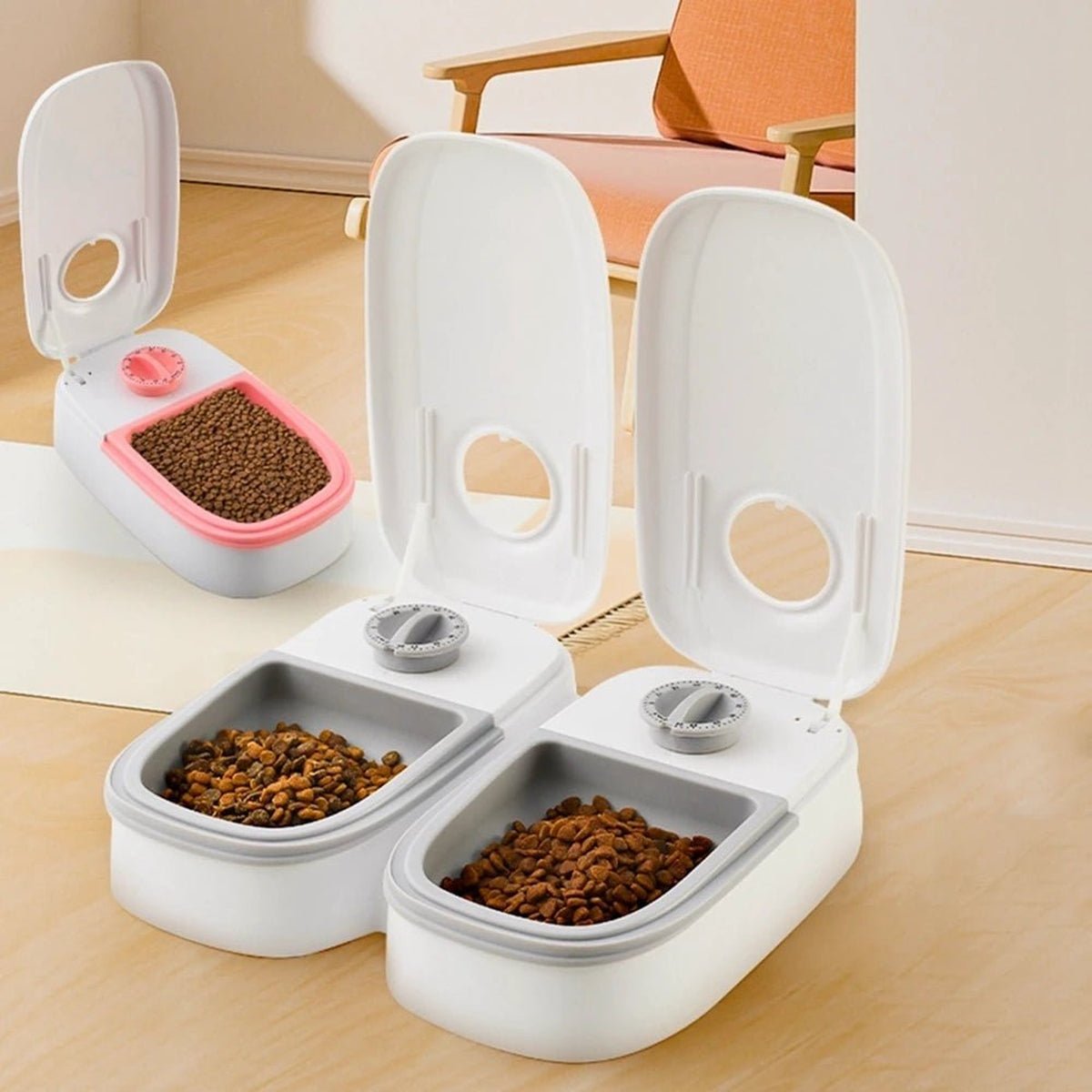 Distributeur Automatique de Nourriture pour Animaux - CJMY163699601AZ - Conteneurs - Chienalafolie