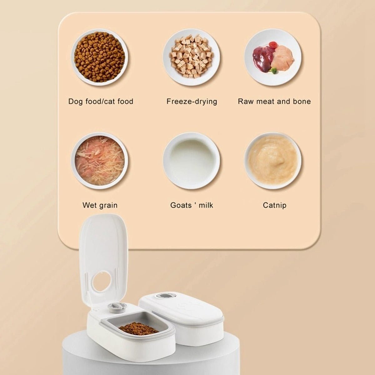 Distributeur Automatique de Nourriture pour Animaux - CJMY163699601AZ - Conteneurs - Chienalafolie