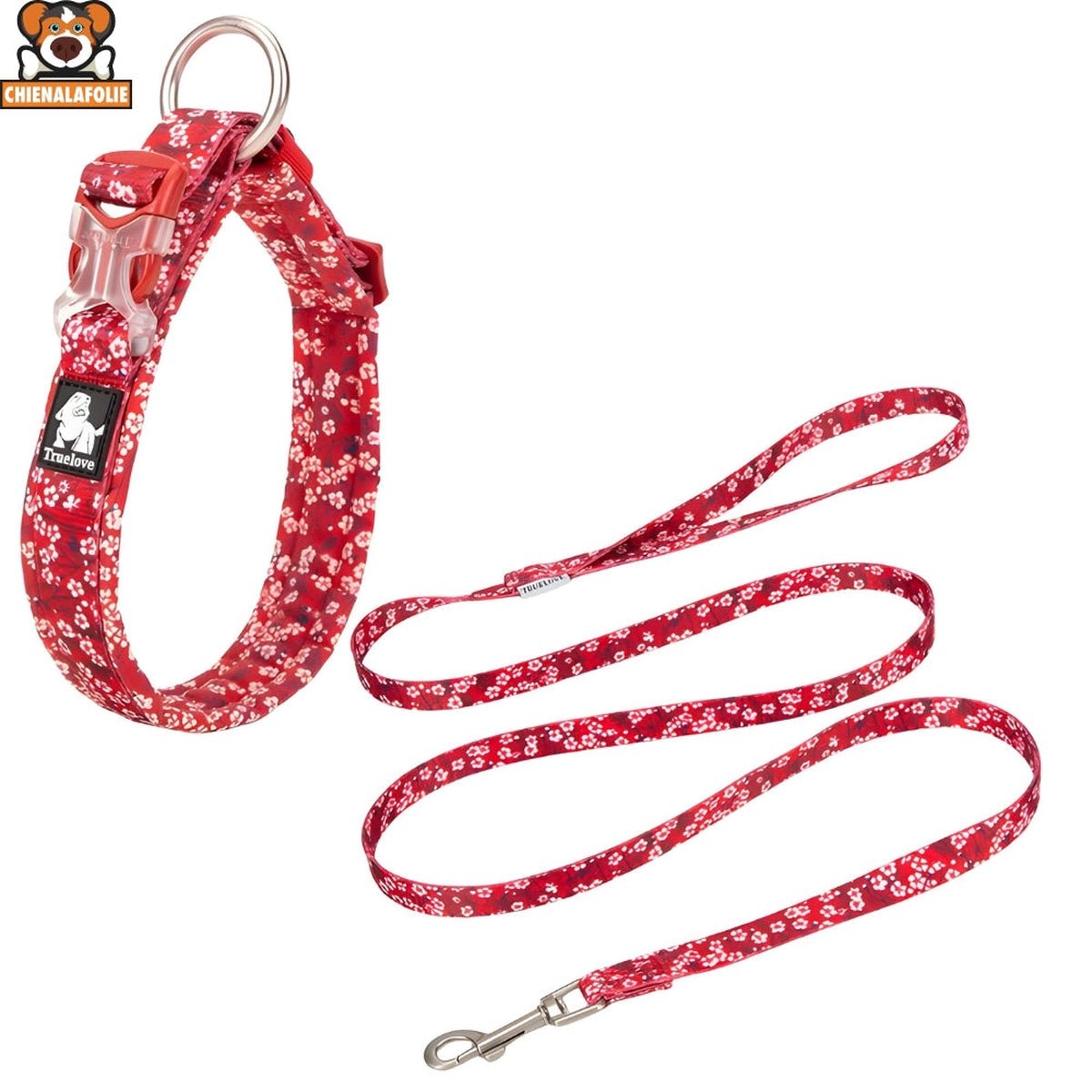 Ensemble Harnais, Laisse et Collier Floral Assortis - CJGX132385856DW - Harnais - Chienalafolie