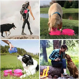 Gamelle Pliable Double pour Chiens - CJGY150855502BY - Gamelles - Chienalafolie