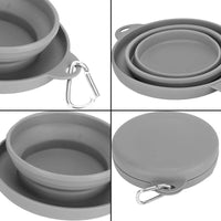 Gamelle Pliable Double pour Chiens - CJGY150855502BY - Gamelles - Chienalafolie