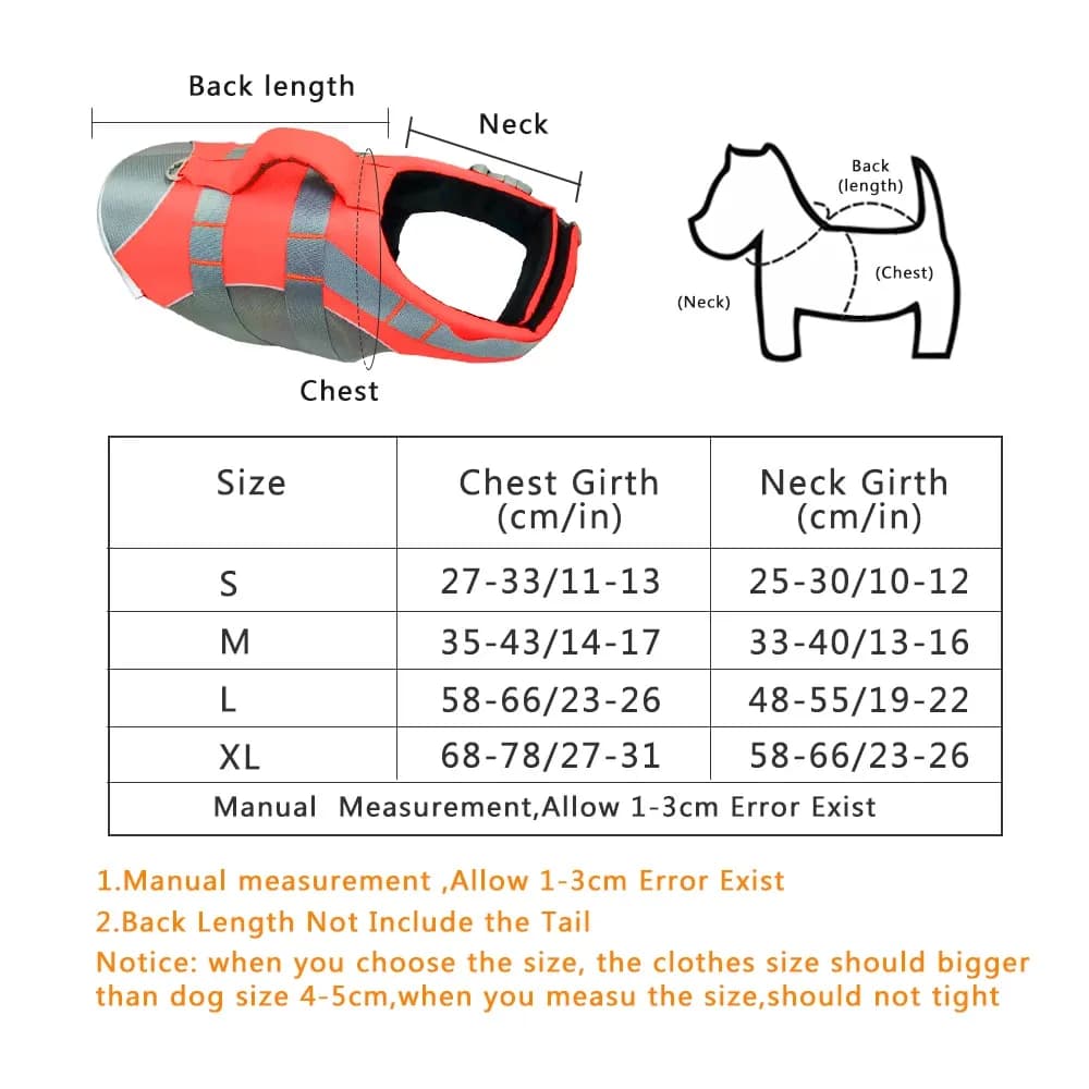 Gilet de Sauvetage pour Chien Réglable avec Bandes Réfléchissantes - CJJJCWGY01240 - Black - S - Gilets de sauvetage - Chienalafolie