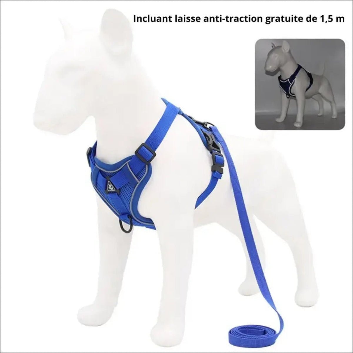 Harnais Anti - traction Reflétant Harnessful - CJGX114003405EV - Harnais - Chienalafolie