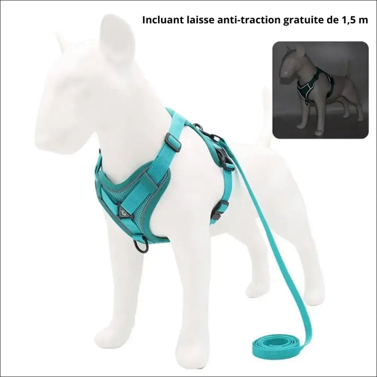 Harnais Anti - traction Reflétant Harnessful - CJGX114003409IR - Harnais - Chienalafolie