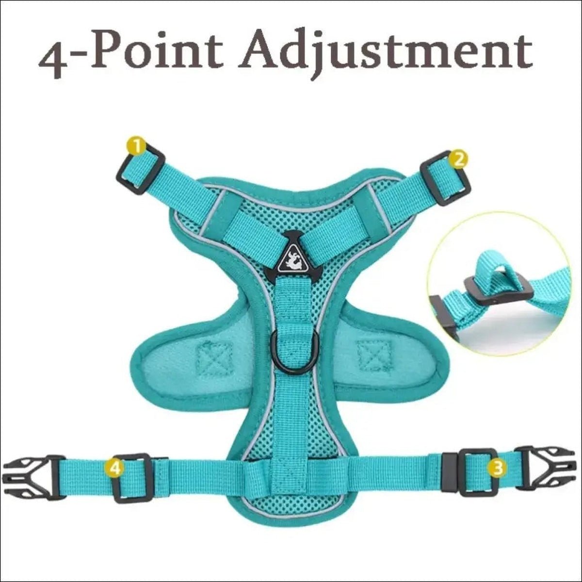 Harnais Anti - traction Reflétant Harnessful - CJGX114003417QJ - Harnais - Chienalafolie