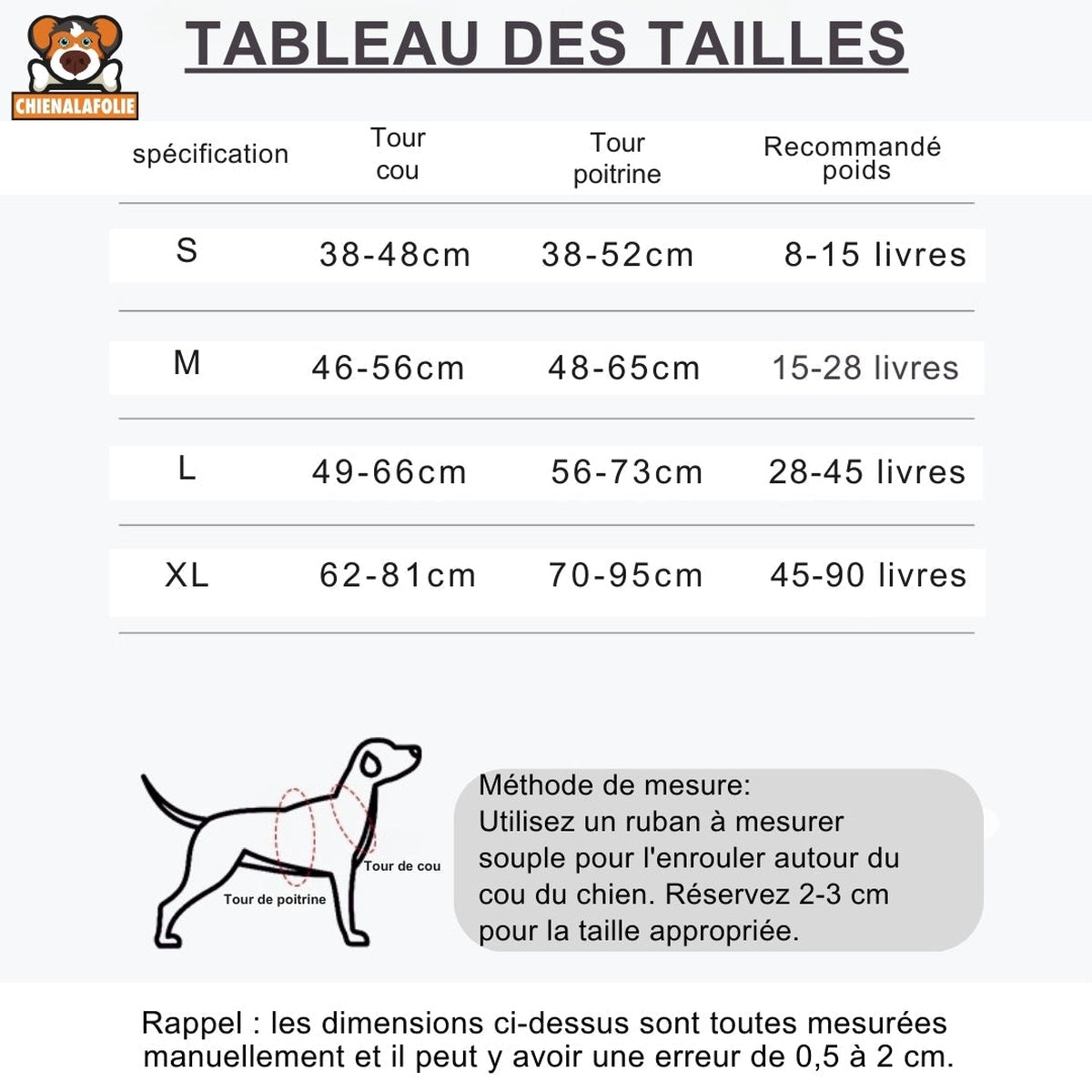 Harnais Chien Anti-Évasion Réglable Confort Respirant - CJGY200188001AZ - Harnais - Chienalafolie