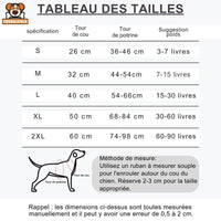 Harnais Chien Anti-Traction Confort et Design - CJGY202124801AZ - Harnais - Chienalafolie