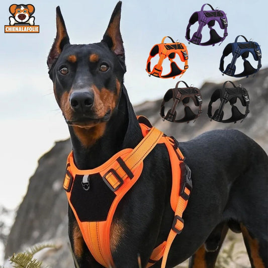 Harnais Tactique pour Chien avec Poignée