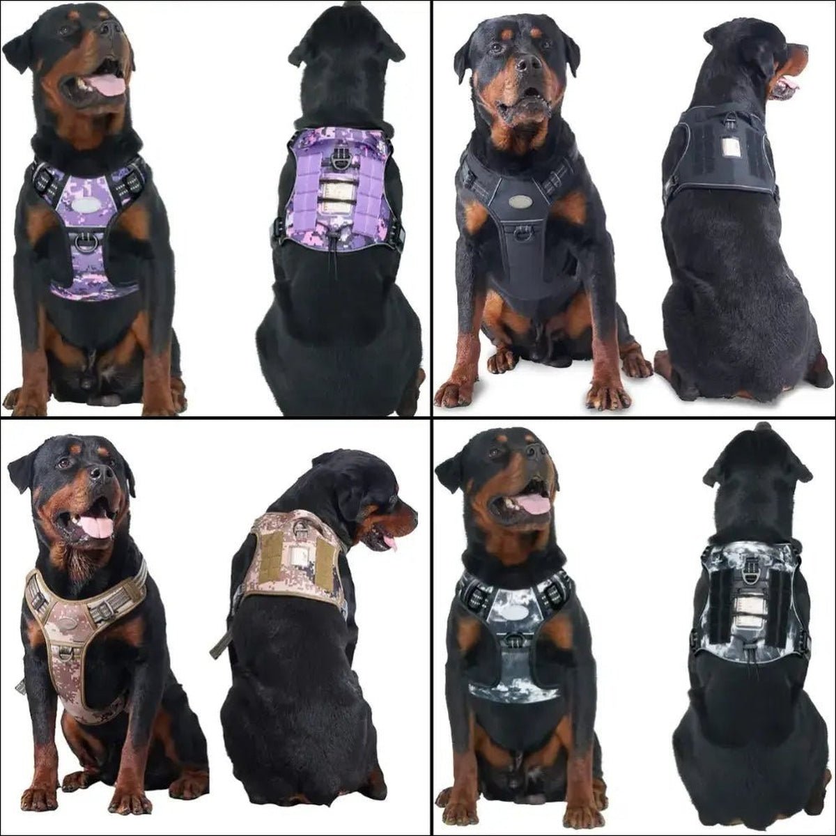 Harnais Tactique Pour Chien Confort Sécurité - CJGX164797402BY - Harnais - Chienalafolie