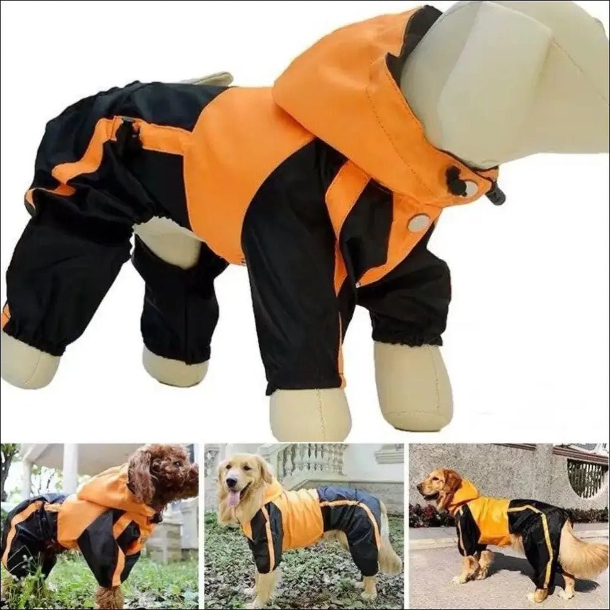Imperméable Protecteur Pour Chien Tendance - 14:366#Orange;5:100014066 - Vêtements - Chienalafolie