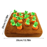 Jouet Carotte en Peluche pour Chiens - CJMY133732201AZ - Tapis de fouille - Chienalafolie