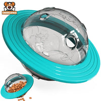Jouet Chien Distributeur Croquettes QI UFO Ludique - CJCT228305401AZ - Distributeurs de nourriture - Chienalafolie
