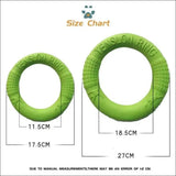 Jouet Indestructible Floatringer Pour Chien - CJJJCWGY01977 - Green - S - Frisbee - Chienalafolie