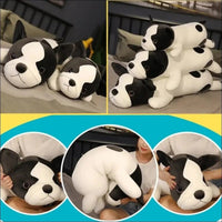 Jouet Peluche Bulldog Super Doux - CJWJWJMR02078 - 80cm - Peluches - Chienalafolie