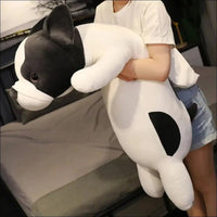 Jouet Peluche Bulldog Super Doux - CJWJWJMR02078 - 80cm - Peluches - Chienalafolie