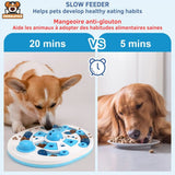 Jouet Puzzle Chien Nourrissant IQ Anti - Glouton Fun - CJFT223463401AZ - Distributeurs de nourriture - Chienalafolie