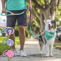 Laisse Arc - en - ciel En Coton Pour Chiens - CJGX136053903CX - Laisses - Chienalafolie