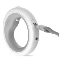Laisse Led Rétractable Ufo 2 Pour Chiens - CJJJCWGX00235 - White - Laisses - Chienalafolie
