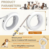 Laisse Led Rétractable Ufo 2 Pour Chiens - CJJJCWGX00235 - White - Laisses - Chienalafolie