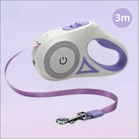 Laisse Lumineuse Rétractable Pour Chiens - CJGX122193001AZ - Laisses - Chienalafolie