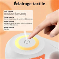 Laisse Lumineuse Rétractable Pour Chiens - CJGX122193001AZ - Laisses - Chienalafolie