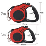 Laisse Rétractable Nylon Pour Chiens - CJGX140350807GT - Laisses - Chienalafolie