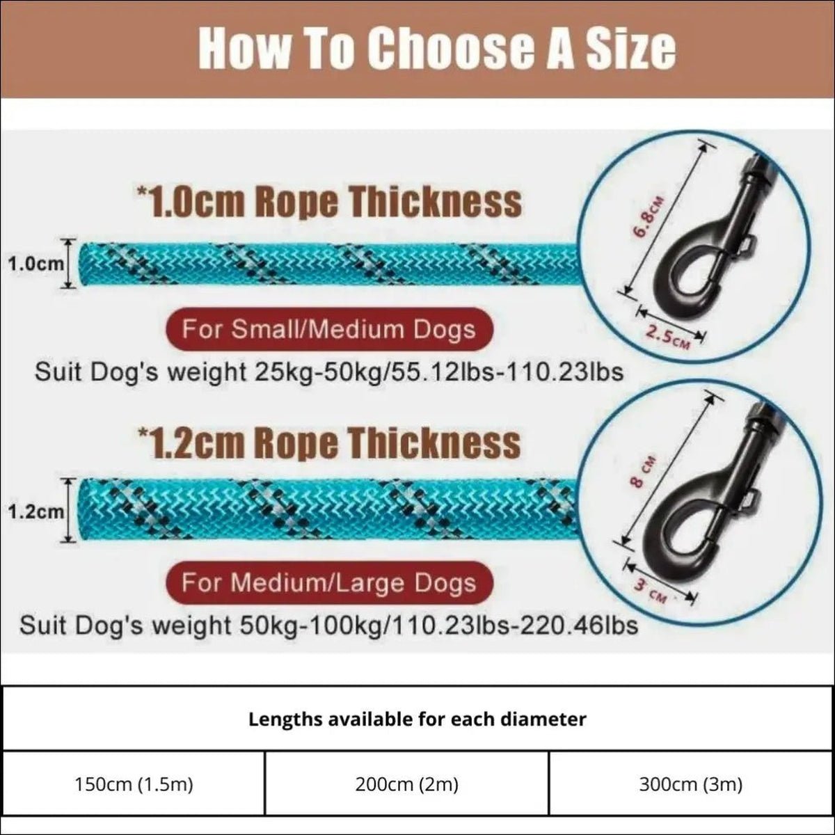 Laisse Robuste En Nylon Pour Chiens - CJGX149410602BY - Laisses - Chienalafolie