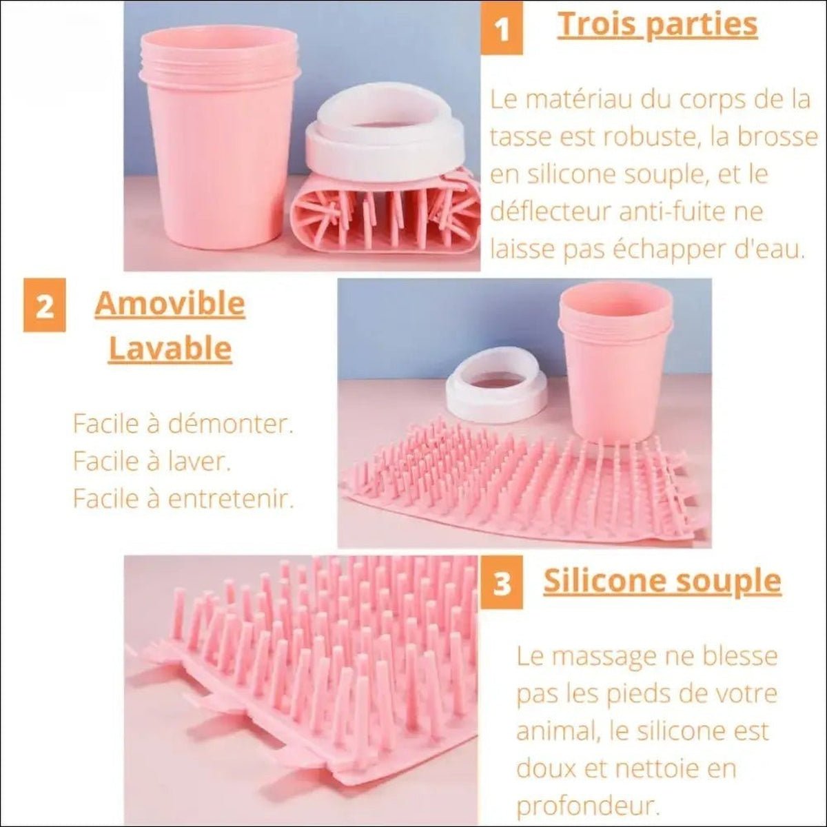 Lave Pattes pour Chien Pawcleaner - CJJJCWGY03698 - Green - Small - Lave - pattes - Chienalafolie