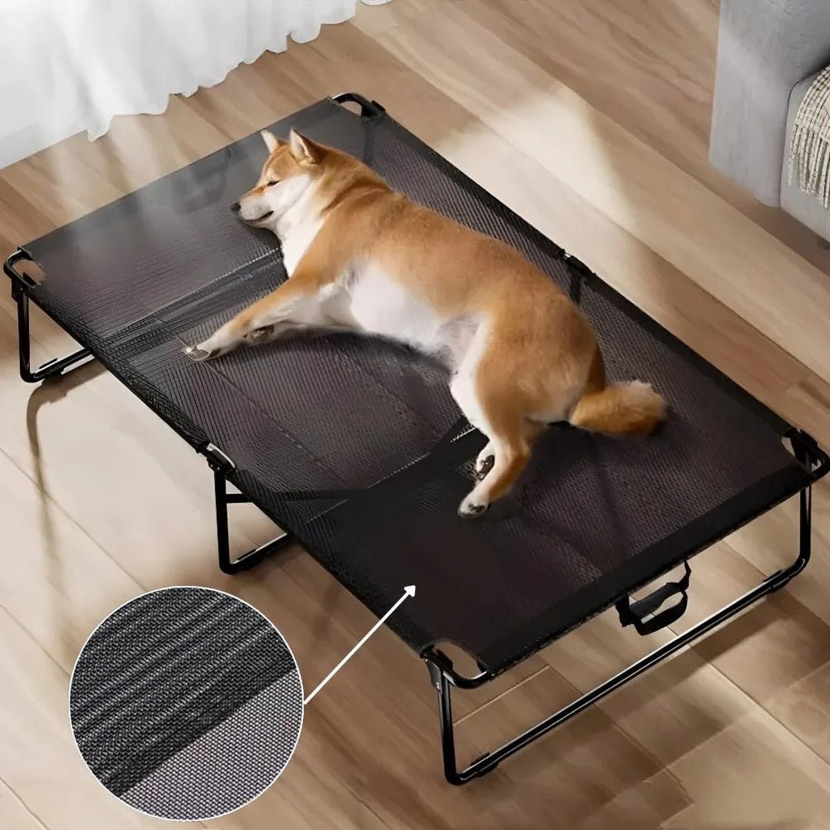 Lit de Chien Pliable et Respirant - 14:1063#Mat Only;5:100014064#71x59x16cm - Lits - Chienalafolie