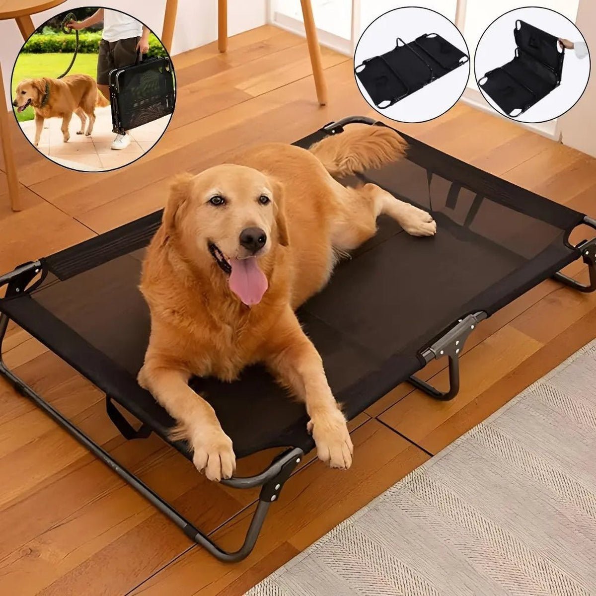 Lit de Chien Pliable et Respirant - 14:1063#Mat Only;5:100014064#71x59x16cm - Lits - Chienalafolie