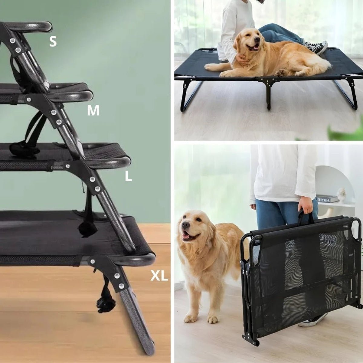 Lit de Chien Pliable et Respirant - 14:1063#Mat Only;5:100014064#71x59x16cm - Lits - Chienalafolie