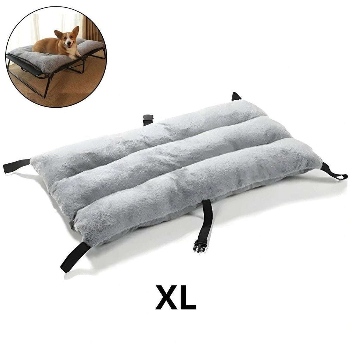 Lit de Chien Pliable et Respirant - 14:1063#Mat Only;5:100014065#120x81x22cm - Lits - Chienalafolie