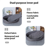 Lit Doux Ovale pour Chiens - CJGY202641301AZ - Paniers - Chienalafolie