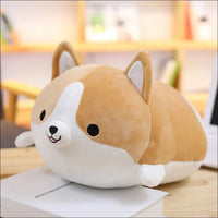 Oreiller Peluche Chien Corgi En Duvet Coton - CJWJWJMR01132 - Brown - 35cm - Peluches - Chienalafolie