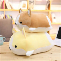 Oreiller Peluche Chien Corgi En Duvet Coton - CJWJWJMR01132 - Brown - 35cm - Peluches - Chienalafolie