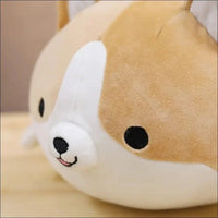 Oreiller Peluche Chien Corgi En Duvet Coton - CJWJWJMR01132 - Brown - 35cm - Peluches - Chienalafolie
