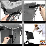 Panier de vélo pour animaux de compagnie - CJJJCWGY01547-Grey - Sacs de transport - Chienalafolie