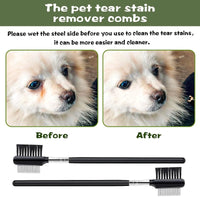 Peigne Anti - Tâches de Larmes pour Chiens - CJGY208223901AZ - Peignes et brosses - Chienalafolie