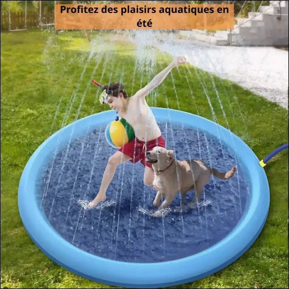 Piscine Pooljet Pour Chiens Et Enfants - CJYD150680401AZ - Piscines - Chienalafolie